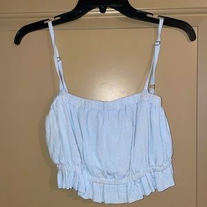 By the way. crop top - baby blue - Size S